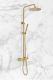 Душевая стойка Milacio MCU MCU.151.GD брашированное золото