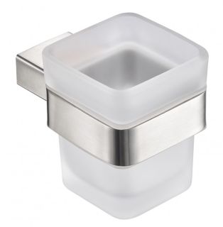 Держатель со стаканом Milacio Ultra MCU.951.SS нержавеющая сталь