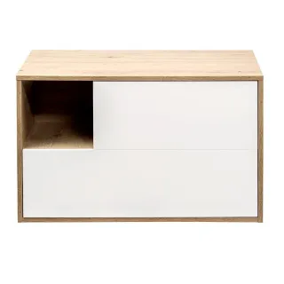 Тумба под раковину Aquanika Quadro AQQ1004650RU63 100 см дуб давос/белый