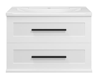Подвесная тумба под раковину Misty Модерн 80см белый