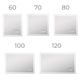 Зеркало с подсветкой Vigo Geometry Media voice 044 60 см