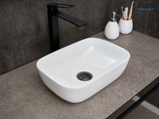 Раковина Gid N1334 51237 накладная белая 36x25x11.5