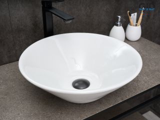 Раковина Gid N9102 51210 накладная белая 42x42x15