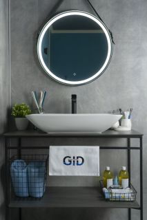 Раковина Gid N9122 51124 накладная белая 71x40x14