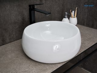 Раковина Gid N9140 51213 накладная белая 40x40x15.5