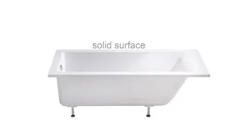 Ванна из искусственного камня Astra-Form Нейт 01010054 160x70 см белый матовый