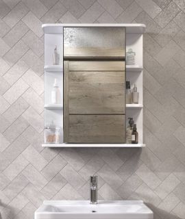 Зеркало-шкаф с подсветкой Vigo Nova zsh.NOV.60 60 см белый