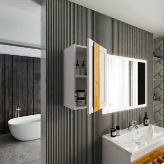 Шкаф навесной Бриклаер Берлин 4627125416101 60 см белый