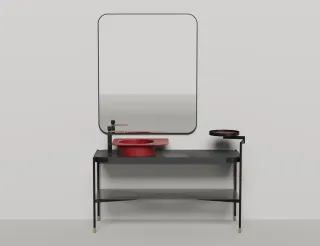 Консоль Salini Ninfea 27N114 140см с зеркалом