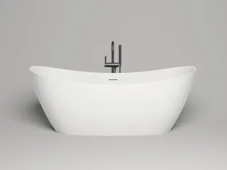 Ванна из искусственного камня Salini Noemi S-Stone 101811SMRH 185x81см RAL снаружи