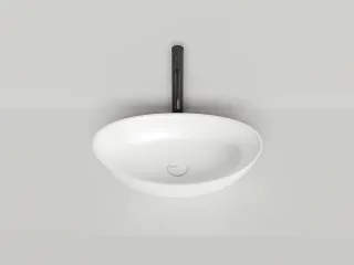 Накладная раковина Salini Noemi S-Stone 1101203SM 56см белый матовый