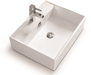 Раковина накладная SantiLine SL-1002 59см белый