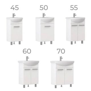 Тумба под раковину напольная Vigo Hoska 228 50 см белый