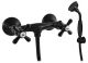 Смеситель для душа Rav Slezak Morava Retro MK180.5/1CMAT черный