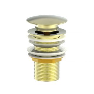 Донный клапан для раковины Wonzon & Woghand WW-88SS02-BG брашированное золото
