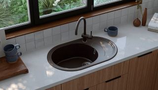 Смеситель для кухни Ulgran Classic Ulgran 021(344) ультра-чёрный