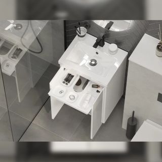 Тумба под раковину подвесная Velvex Klaufs tp.KLA.COM.50.2D, 50 см