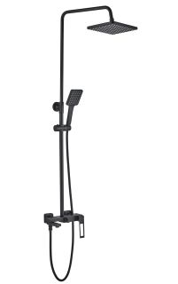 Душевая стойка Haiba HB24817-7 чёрный матовый