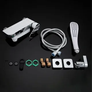 Смеситель для ванны Gappo G3248-8 белый/хром