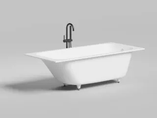 Ванна из искусственного камня Salini Orlanda S-Stone 102022MRH 180x80см RAL снаружи