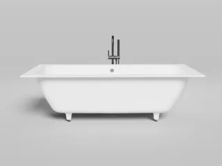 Ванна из искусственного камня Salini Orlanda Axis Kit S-Stone 103321M 190x80см белый матовый