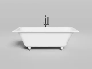 Ванна из искусственного камня Salini Orlanda Axis Kit S-Sense 103313GRF 170x75см RAL полностью