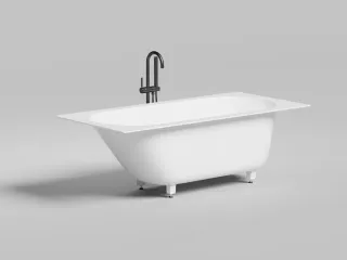 Ванна из искусственного камня Salini Ornella Kit S-Stone 102424MRH 170x80см RAL снаружи