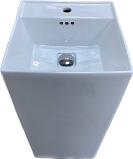 Раковина напольная Laguraty 883 B 41x85см белый