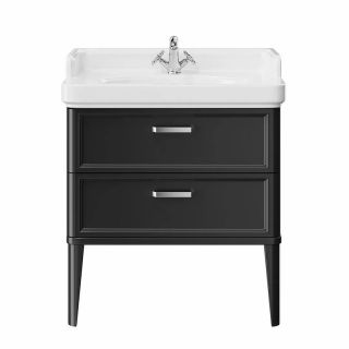 Тумба под раковину Kerama Marazzi Pompei PO.M.80.2\BLK 80 см чёрный