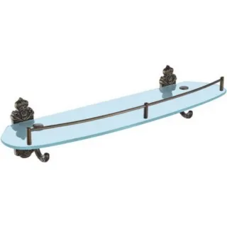 Полка стеклянная Gappo G3607 бронза