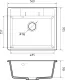 Мойка кухонная GranFest CLASSIC Q-561 кашемир