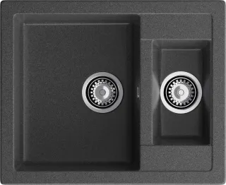 Мойка кухонная GranFest Графит Quadro Q-610 K граф