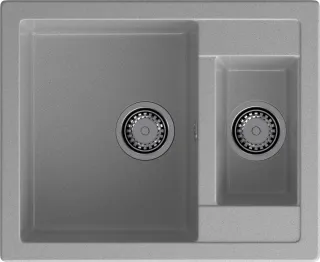 Мойка кухонная GranFest Серая Quadro Q-610 K сер