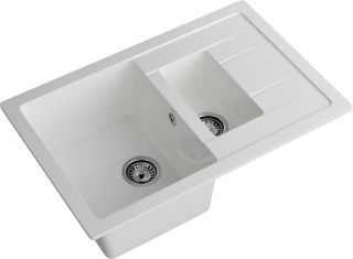 Мойка кухонная GranFest Иней Quadro Q-775 KL иней