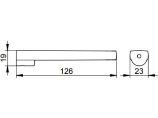 Держатель запасного рулона Keuco Moll 12763250000 латунь шлифованная