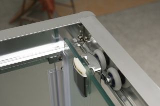 Душевой уголок прямоугольный, хром BelBagno UNIQUE-AH-2-100/115-75/90-C-Cr