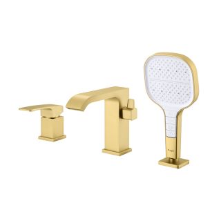 Смеситель на борт ванны Raglo R02.31.03 золотой сатин