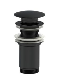 Донный клапан для раковины Wonzon & Woghand WW-88SS09-MB чёрный матовый
