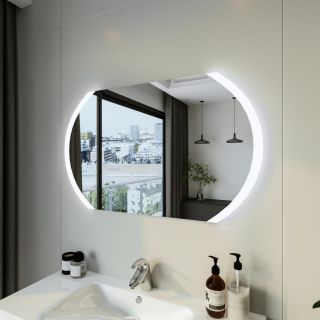 Зеркало с подсветкой Бриклаер Вега/Мальта 4627125415609 100 см сенсор на зеркале