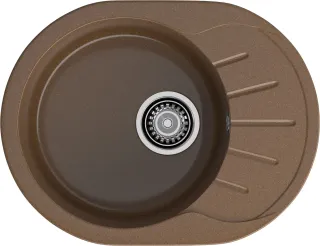 Мойка кухонная GranFest Терракот Rondo R-580 L тер