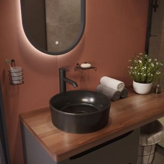 Раковина BOCCHI Vessel 1174-004-0125 черная матовая