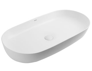 Раковина ABBER Bequem AC2110MW 80см белый матовый