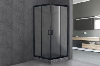 Душевой уголок Royal Bath HPD 100x90см чёрный RB9100HPD-T-BL