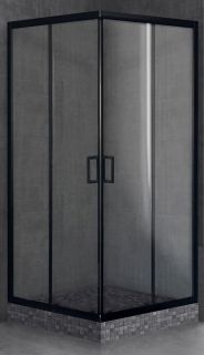 Душевой уголок Royal Bath HPD 80x80см чёрный RB80HPD-T-BL