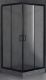 Душевой уголок Royal Bath HPD 90x90см чёрный RB90HPD-T-BL