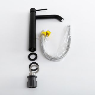 Смеситель для раковины высокий CEZARES RELAX-LC1-NOP-W0 черный матовый