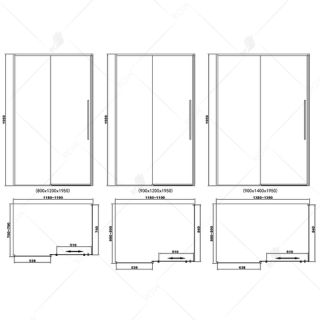 Душевой уголок RGW SV-42 800х1000х1950 32324280-011