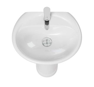 Детская раковина Laguraty 3209F на пьедестале белый