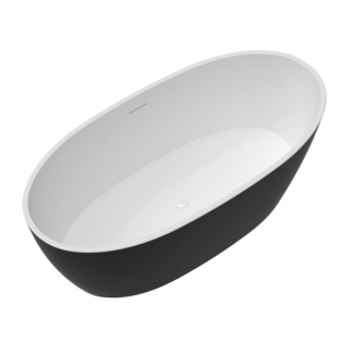 Ванна акриловая Delice Rondo DLR440104Bk 170х76 черная матовая