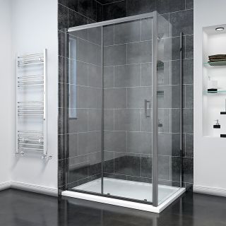 Душевой уголок Veconi Rovigo RV-055GM, 1200х1000х1950, оружейная сталь, прозрачное стекло